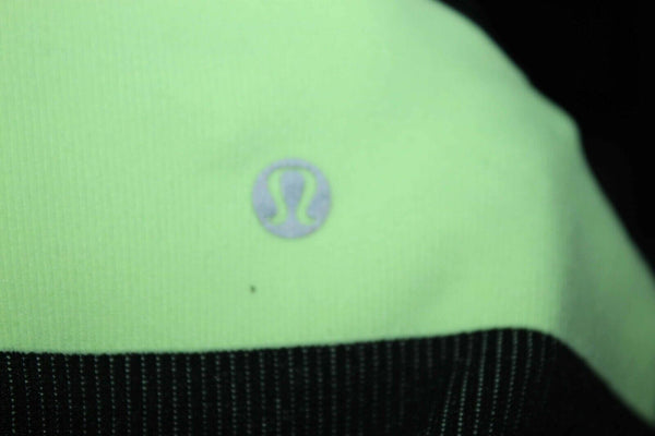Lululemon Sz S? Black Lime Reversible Racerback Activewear Sports Bra