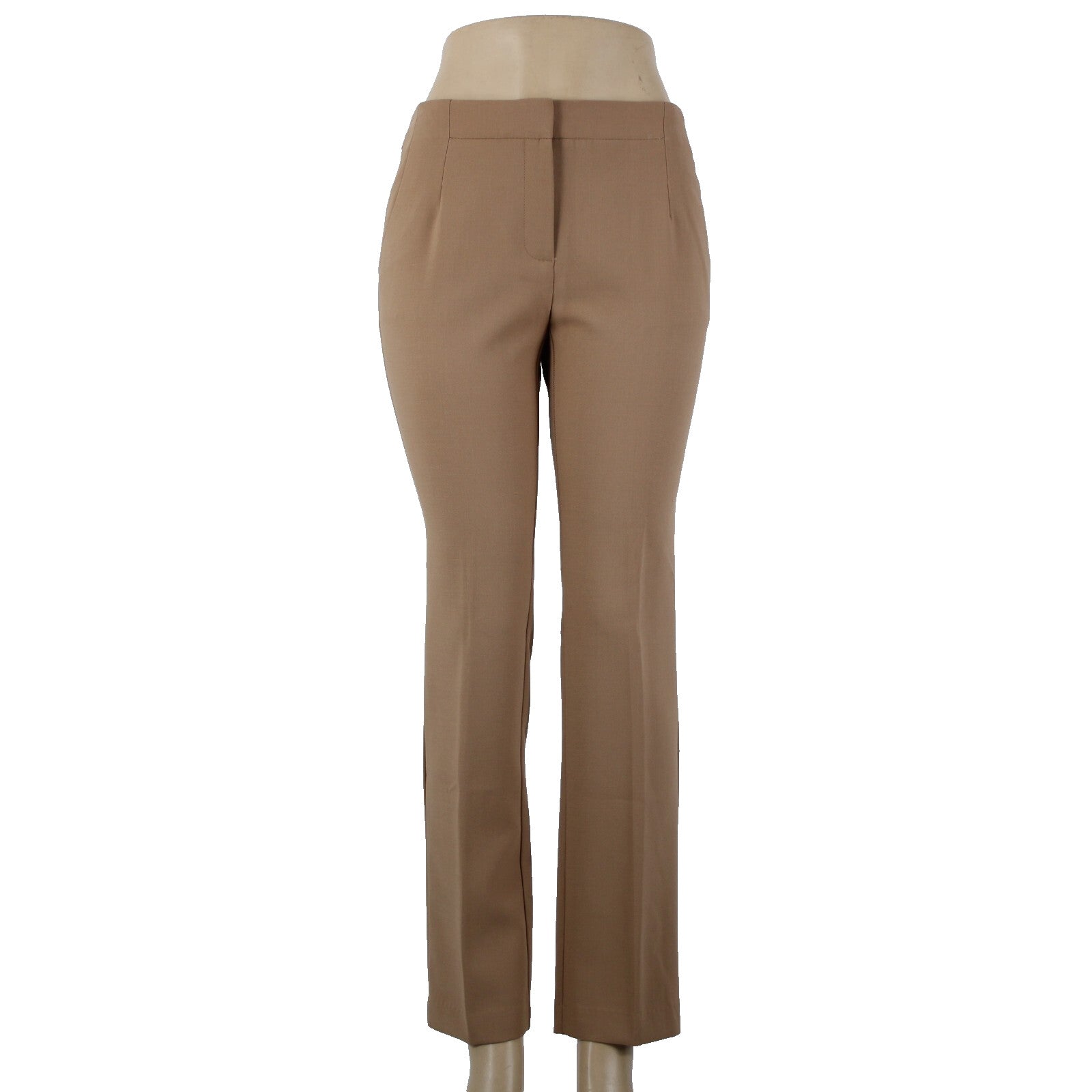 Chicos NEW $99 So Slimming Sz 00 S x 29 Wheat Tan Diamond Fit Poly Viscose Pant