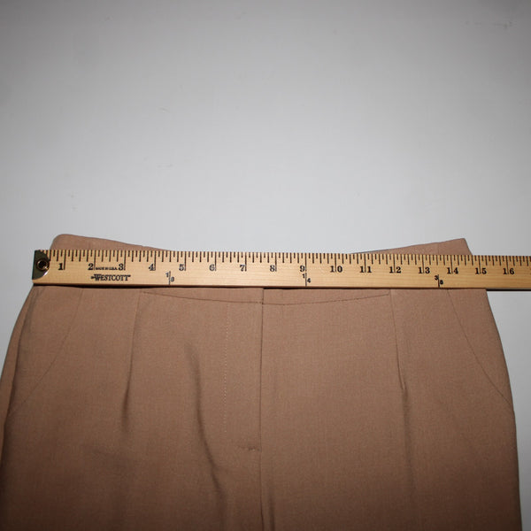 Chicos NEW $99 So Slimming Sz 00 S x 29 Wheat Tan Diamond Fit Poly Viscose Pant