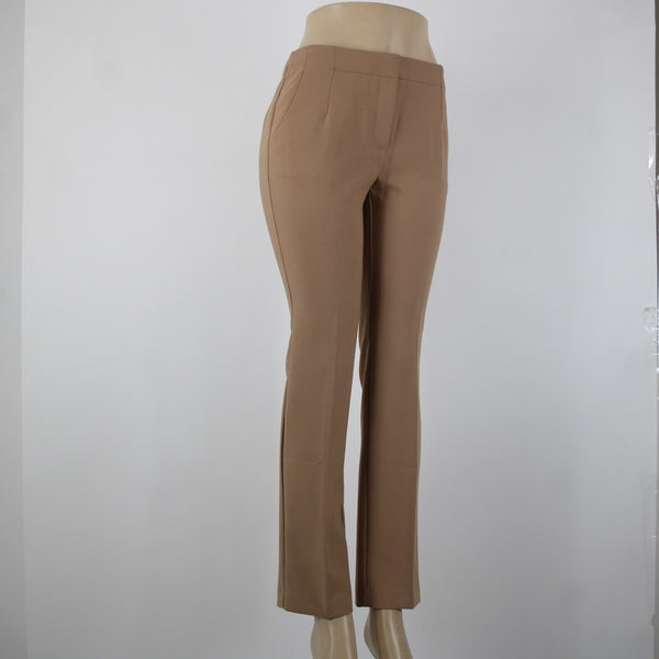Chicos NEW $99 So Slimming Sz 00 S x 29 Wheat Tan Diamond Fit Poly Viscose Pant