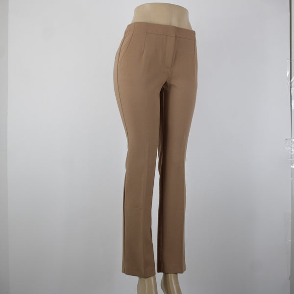 Chicos NEW $99 So Slimming Sz 00 S x 29 Wheat Tan Diamond Fit Poly Viscose Pant