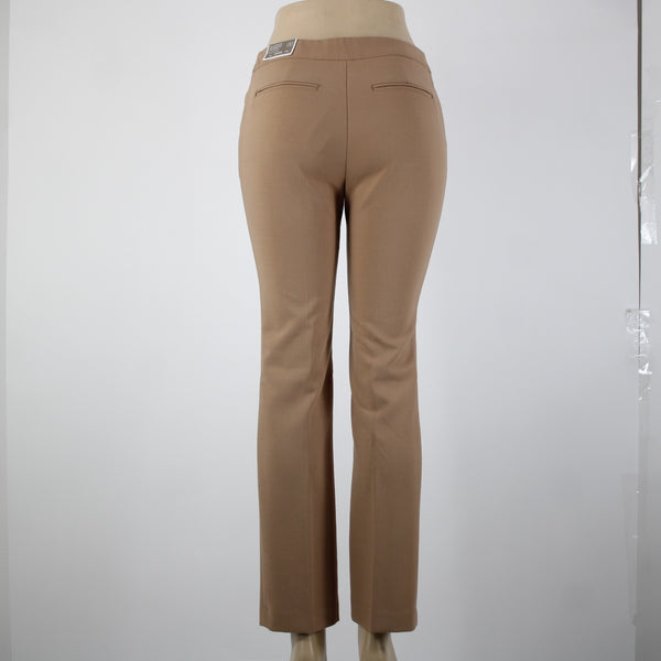 Chicos NEW $99 So Slimming Sz 00 S x 29 Wheat Tan Diamond Fit Poly Viscose Pant