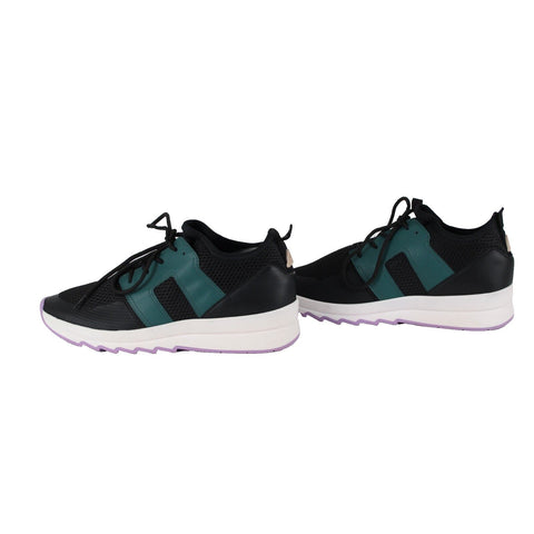 Gianni Bini Joya Finish Line Sz 8.5 M Black Green Lavender Tennis Manmade Shoe
