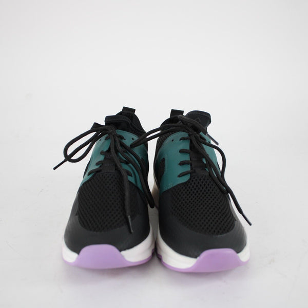 Gianni Bini Joya Finish Line Sz 8.5 M Black Green Lavender Tennis Manmade Shoe