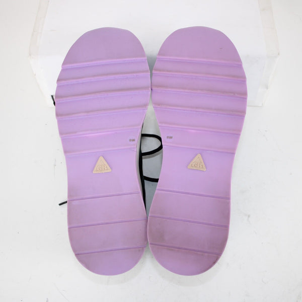 Gianni Bini Joya Finish Line Sz 8.5 M Black Green Lavender Tennis Manmade Shoe