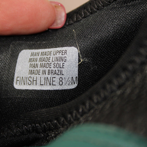 Gianni Bini Joya Finish Line Sz 8.5 M Black Green Lavender Tennis Manmade Shoe