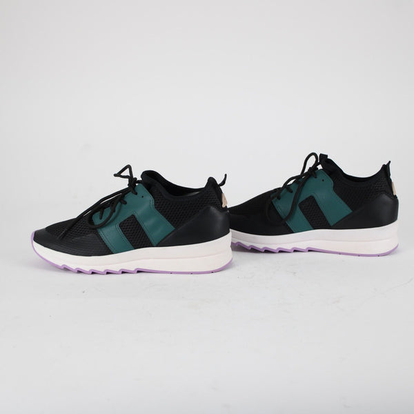 Gianni Bini Joya Finish Line Sz 8.5 M Black Green Lavender Tennis Manmade Shoe