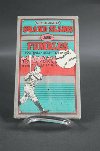 Peter Pauper Press 1989 Sports Quotes Grand Slams Fumbles Hard Cover Book