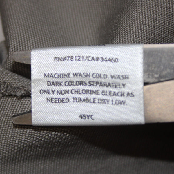 Eileen Fisher Pant NEW $128 Sz 1X x 29.5 Stone Gray Straight Cotton Spandex Pant