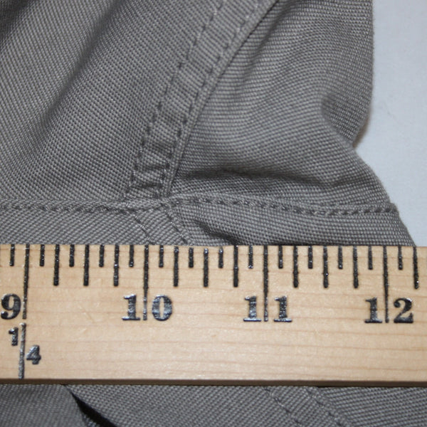 Eileen Fisher Pant NEW $128 Sz 1X x 29.5 Stone Gray Straight Cotton Spandex Pant