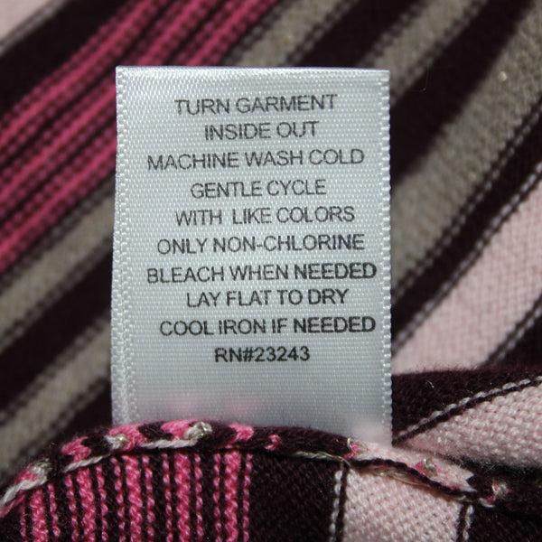 New York And Company Cardigan Sweater NEW $55 Sz XL Purple Pink Metallic Cotton