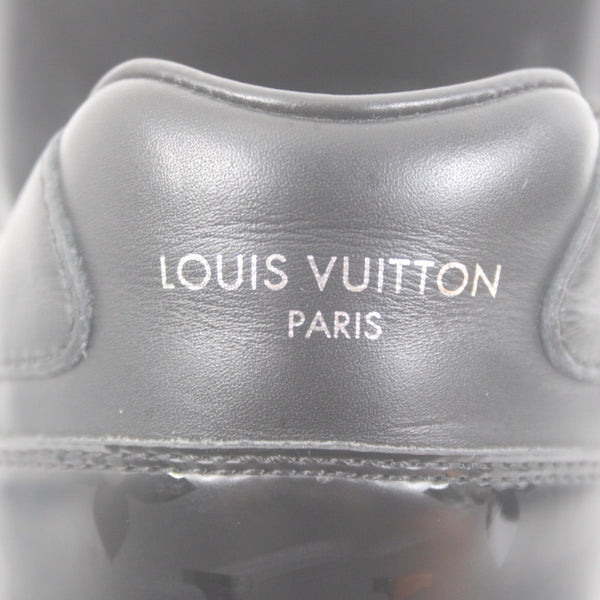 Louis Vuitton Sneakers GO 0242 Run Away Trainers  Sz 7 Black Leather Low Sneaker