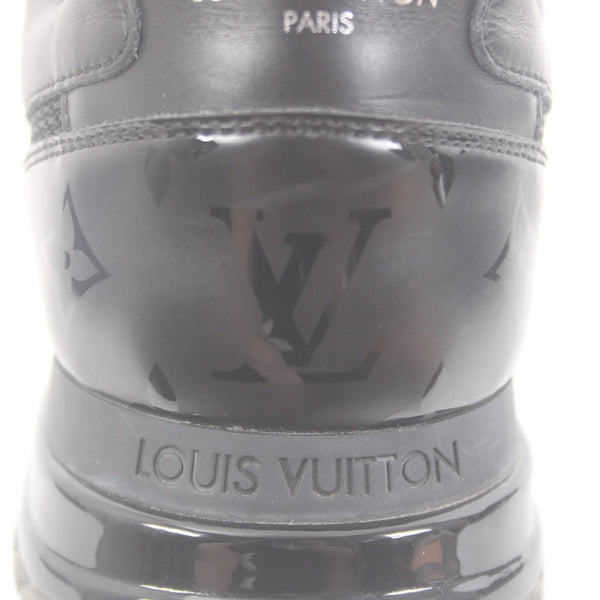 Louis Vuitton Sneakers GO 0242 Run Away Trainers  Sz 7 Black Leather Low Sneaker