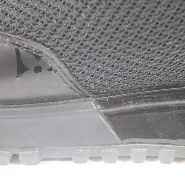 Louis Vuitton Sneakers GO 0242 Run Away Trainers  Sz 7 Black Leather Low Sneaker