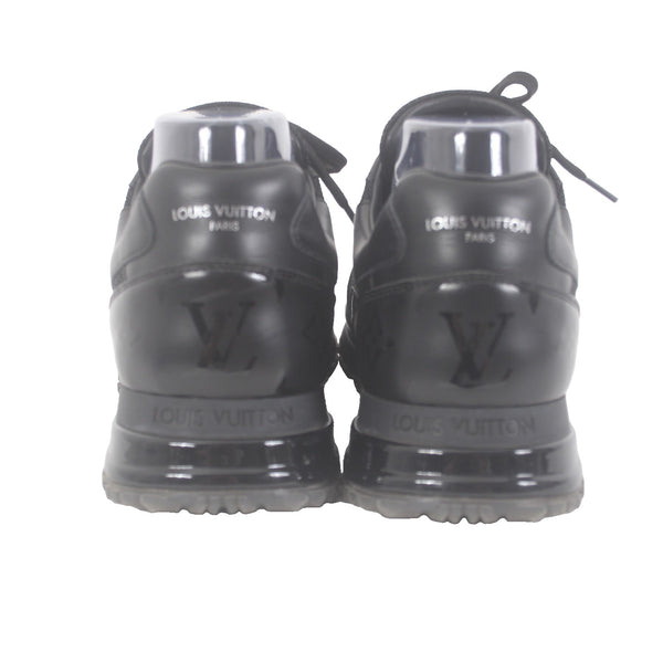Louis Vuitton Sneakers GO 0242 Run Away Trainers  Sz 7 Black Leather Low Sneaker