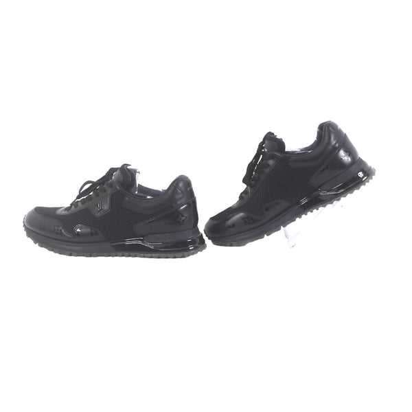 Louis Vuitton Sneakers GO 0242 Run Away Trainers  Sz 7 Black Leather Low Sneaker