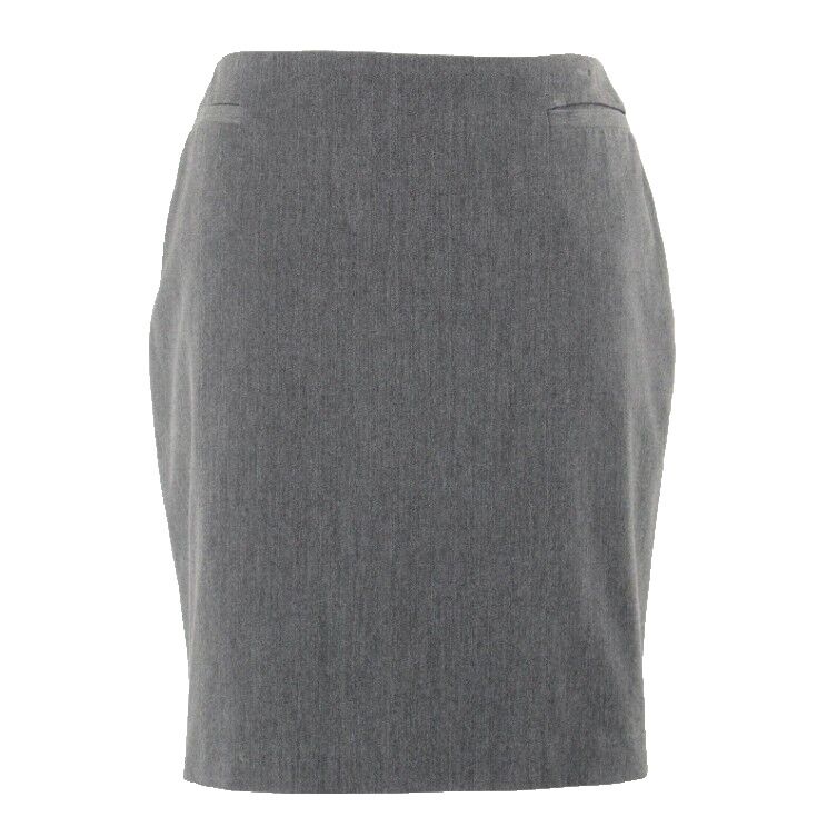 The Limited 10 Charcoal Pencil Poly Rayon Lycra Spandex Skirt