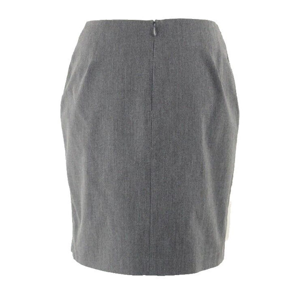 The Limited 10 Charcoal Pencil Poly Rayon Lycra Spandex Skirt