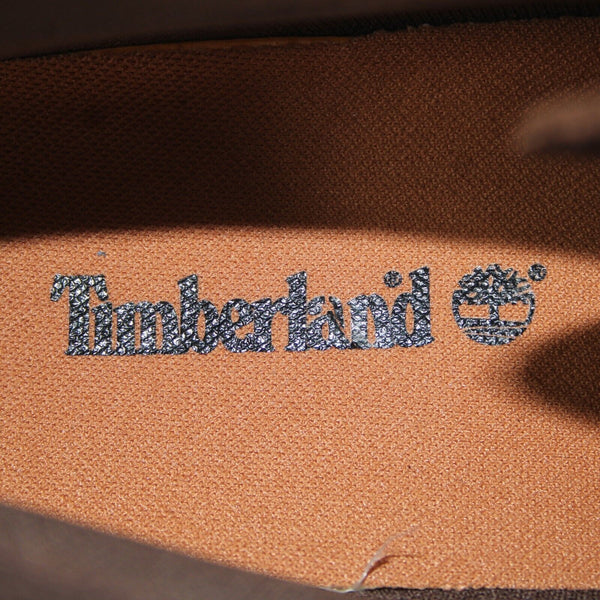 Timberland Sz 9 Dark Brown Weatherproof Lace Up Leather Fabric Lined Ankle Boot