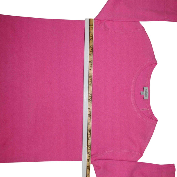 Kinross Cashmere Sweater Sz M Hot Pink 100% Cashmere Top Sweater
