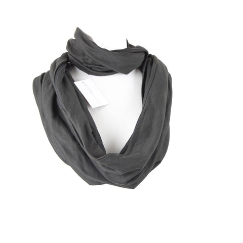 Beyond Yoga NEW 32 x 14 Black Zip Pocket Polyester Elastane Infinity Scarf