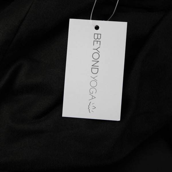 Beyond Yoga NEW 32 x 14 Black Zip Pocket Polyester Elastane Infinity Scarf