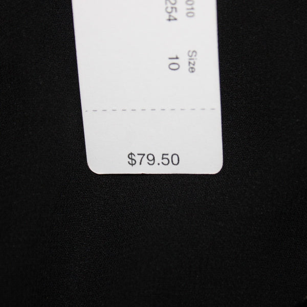J Crew Top NEW $80 Sz 10 Black Multi Color Velour Velvet Plaid 100% Poly Top