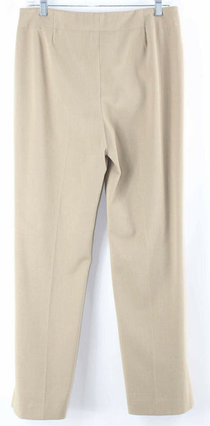 Talbots Sz 8 x 30 Tan Heritage Poly Rayon Spandex Trouser Pant