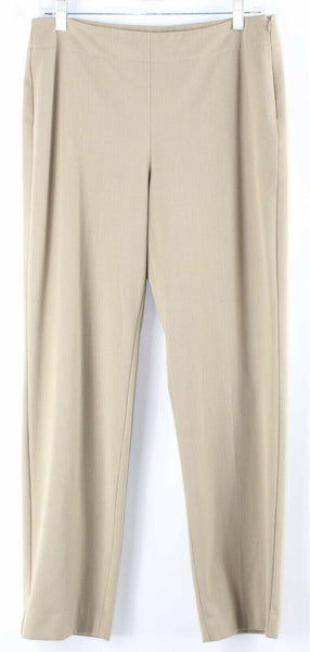 Talbots Sz 8 x 30 Tan Heritage Poly Rayon Spandex Trouser Pant