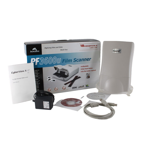 Prime Film Scanner PF3600u 18 Megapixels Slides Filmstrips Film Scanner