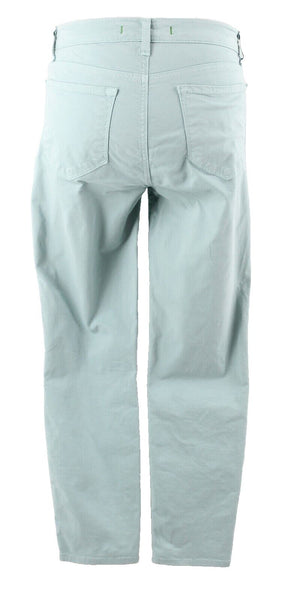 J Brand Sz 29 x 25 Juniper Mint Green Cotton Lycra Capri Pant