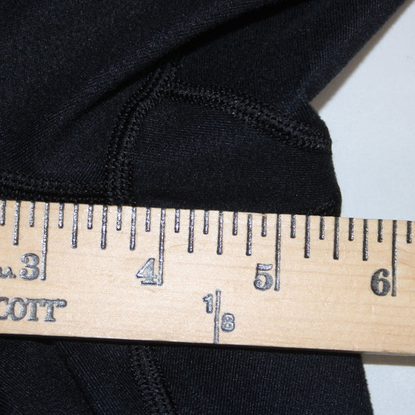 Lululemon AW Pant Sz 6 x 31 Black Gray Pull On Skinny No Fabric Label AW Pant