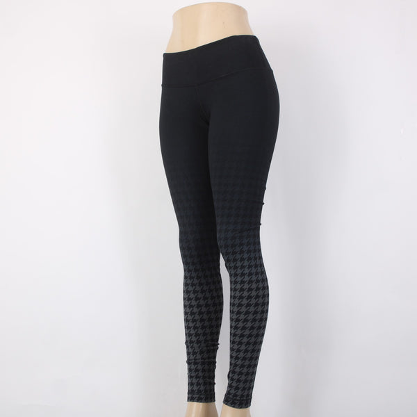 Lululemon AW Pant Sz 6 x 31 Black Gray Pull On Skinny No Fabric Label AW Pant