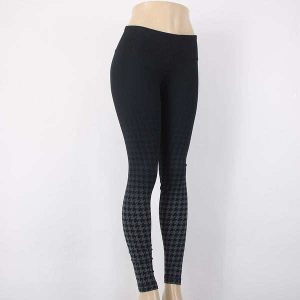 Lululemon AW Pant Sz 6 x 31 Black Gray Pull On Skinny No Fabric Label AW Pant