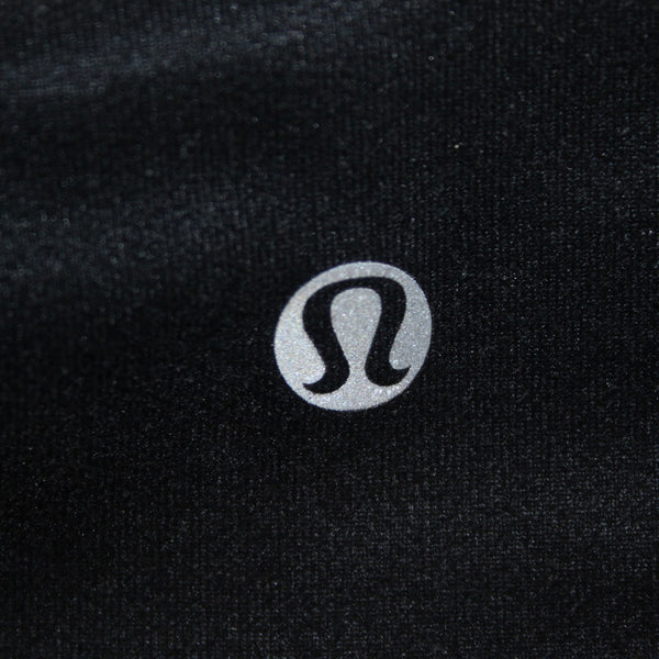 Lululemon AW Pant Sz 6 x 31 Black Gray Pull On Skinny No Fabric Label AW Pant