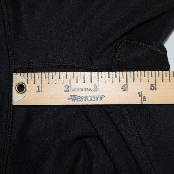 Lululemon AW Pant Sz 6 x 31 Black Gray Pull On Skinny No Fabric Label AW Pant