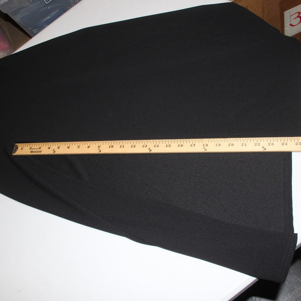Nasty Gal Collection Dress Sz 8 Black Deep V Neck Side Leg Slit Polyester Dress