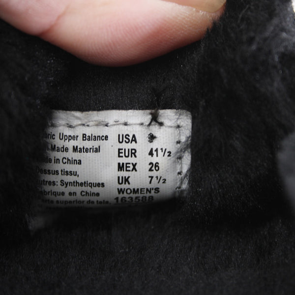 Airwalk Flats Sz 9 Brown Black Animal Print Slip On Fabric Faux Fur Flats