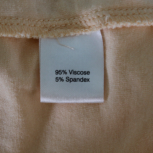 Saks Fifth Avenue Sz XL Peach Orange Sleeveless Flowy Viscose Spandex Top