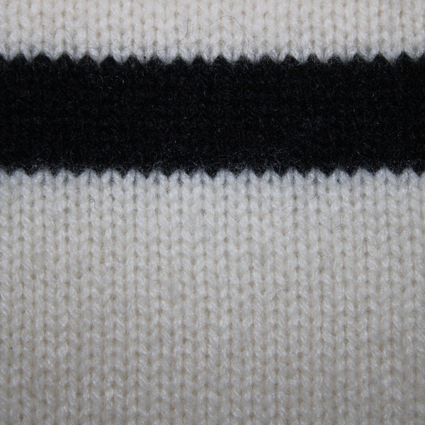 Nordstrom Signature Sz M Beige Black Oversized Turtleneck 100% Cashmere Sweater
