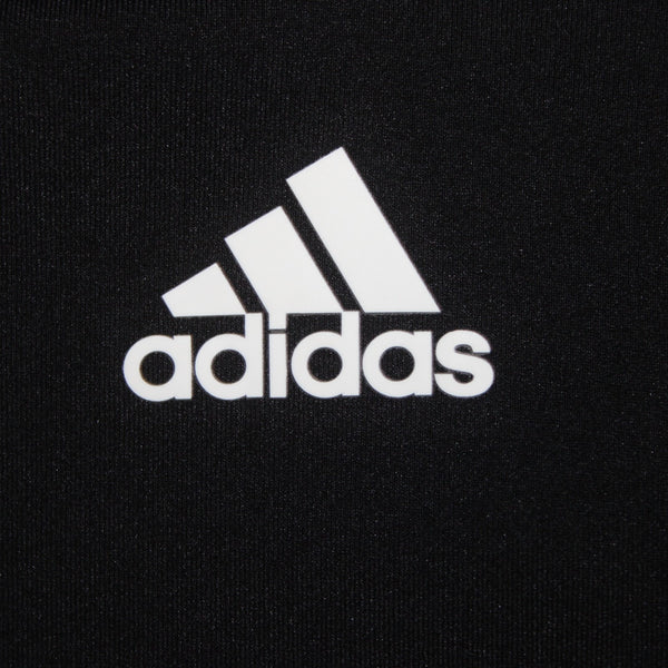Adidas AW Pant NEW Sz XL x 21 Black White Elastic Waist Knee Length Poly Spandex