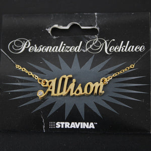 ALLISON NEW Goldtone Rhinestone Accent 14.5" w 4.5" Multi Ring Ext Necklace