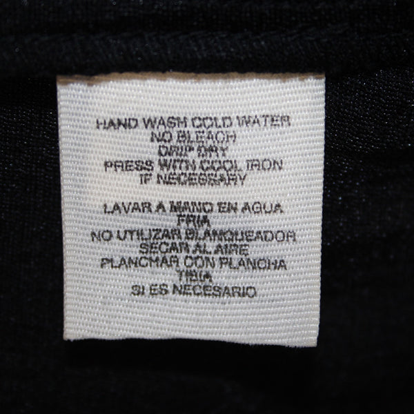 Rachel Roy Dress Sz 12 Black Rhinestones Pearls Pockets Viscose Polyester Dress