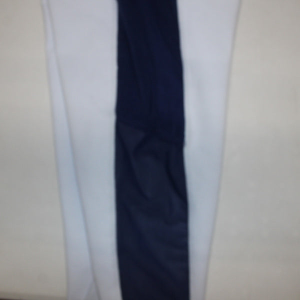 Fabletics AW Capri Pant NEW $65 Sz XS x 22 Lt Blue Navy Poly Elastane AW Capri