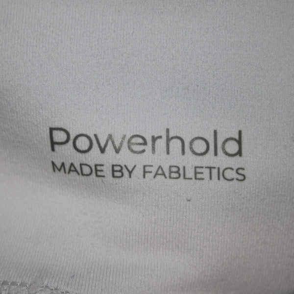 Fabletics AW Capri Pant NEW $65 Sz XS x 22 Lt Blue Navy Poly Elastane AW Capri