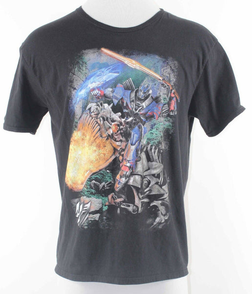 Transformers Sz XL Black Multi 100% Cotton Tee T Shirt