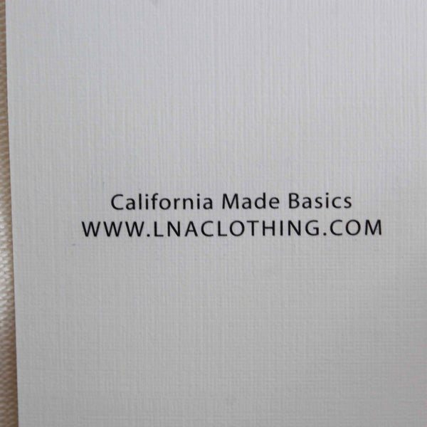 LNA NEW Sz S Ivory Open Cold Elbow Thumbhole Tencel Blend Knit Wrap