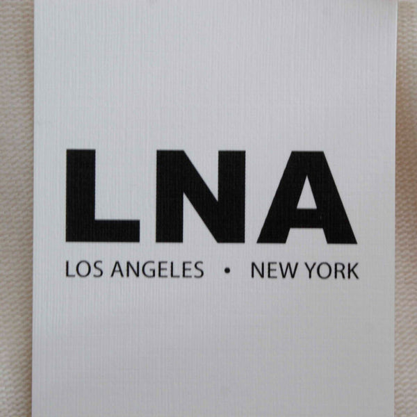 LNA NEW Sz S Ivory Open Cold Elbow Thumbhole Tencel Blend Knit Wrap