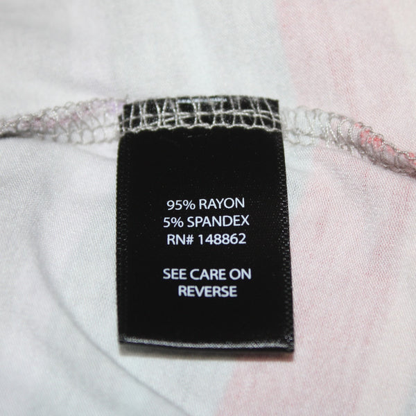 Torrid Top NEW Super Soft Knit Sz 2 Gray Red Multi Color Striped Rayon Top