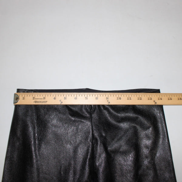 Commando Pant NEW $118 Sz XL x 30  Black Pleather Viscose Elastane Legging Pant